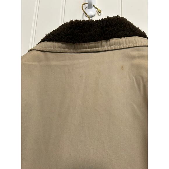 Vintage California Imperial Sherpa Lined Canvas Coat XXL Western Ranch Jacket - Picture 8 of 11